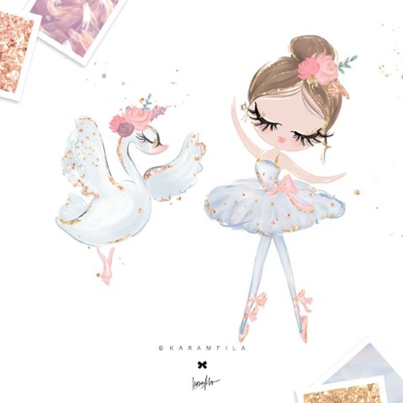 Peri Kızı Görselli Duvar Kağıdı