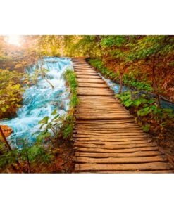 Alternative view of Dere Kenarı Ahşap Yol Duvar Kağıdı - 137