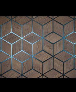 Alternative view of Ahşap Motifli Geometrik Duvar Kağıdı - 119