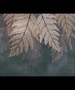 Alternative view of Kahverengi Yapraklı Duvar Kağıdı - 092