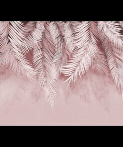 Alternative view of Pembe Yapraklı Duvar Kağıdı - 097