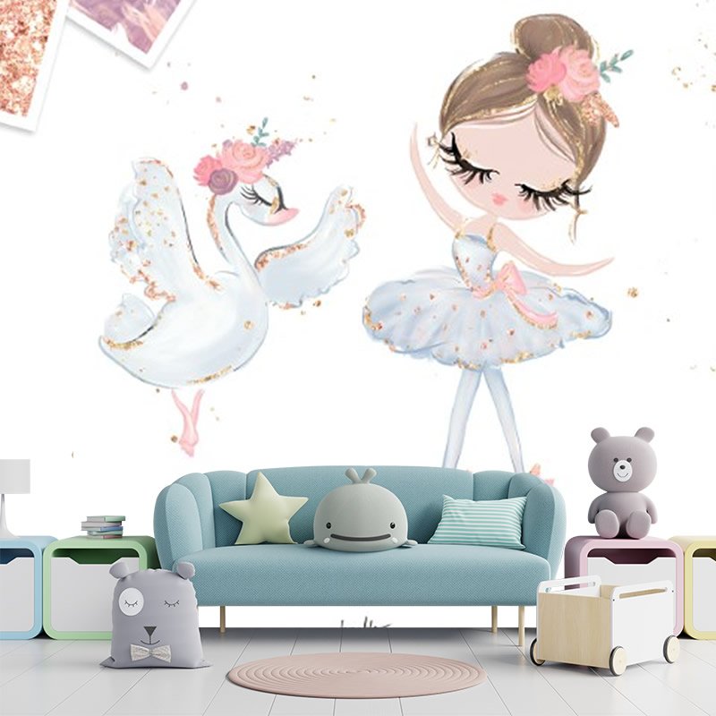 Peri Kızı Görselli Duvar Kağıdı