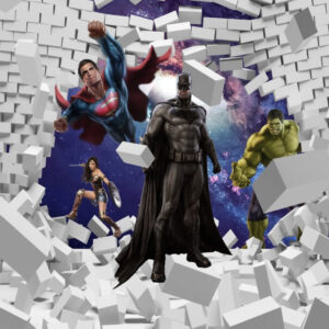 Batman Süpermen Hulk Duvar Kağıdı
