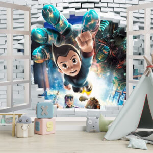 Astro Boy Görselli Duvar Kağıdı