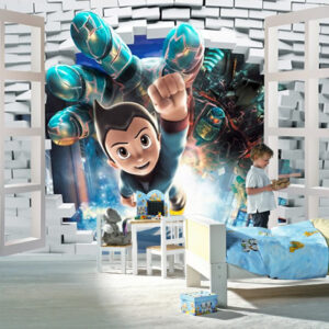 Astro Boy Görselli Duvar Kağıdı