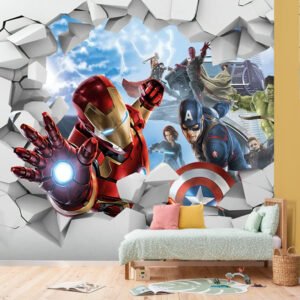 Iron Man Görselli Duvar Kağıdı