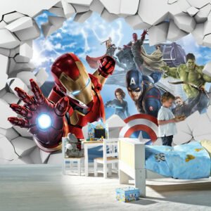 Iron Man Görselli Duvar Kağıdı