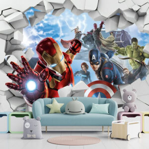Iron Man Görselli Duvar Kağıdı