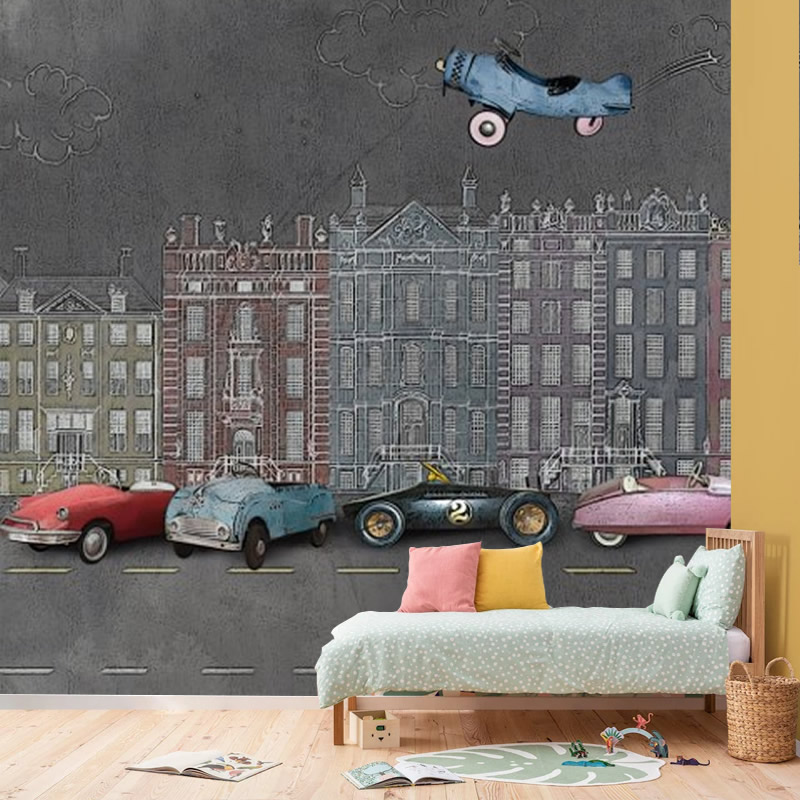 Klasik Araçlar Görselli Duvar Kağıdı