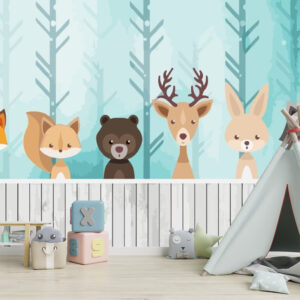 Sevimli Hayvanlar Olan Duvar Kağıdı