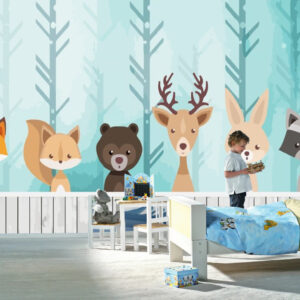 Sevimli Hayvanlar Olan Duvar Kağıdı