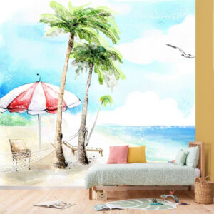 Plaj Görselli Duvar Kağıdı