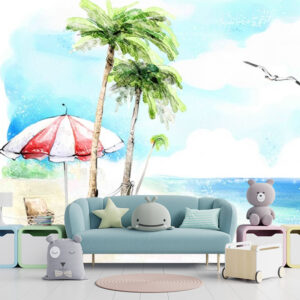 Plaj Görselli Duvar Kağıdı