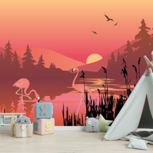 Kırmızı Kuğulu Göl Duvar Kağıdı