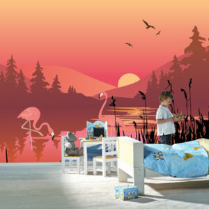 Kırmızı Kuğulu Göl Duvar Kağıdı