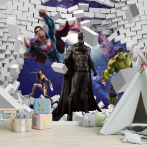 Batman Süpermen Hulk Duvar Kağıdı