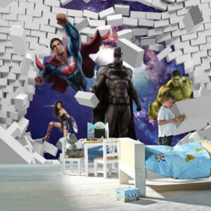 Batman Süpermen Hulk Duvar Kağıdı