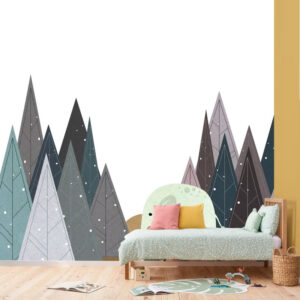 Sivri Renkli Yapraklar Duvar Kağıdı