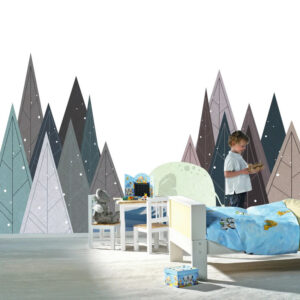 Sivri Renkli Yapraklar Duvar Kağıdı