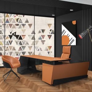 Renkli Üçgenler Duvar Kağıdı