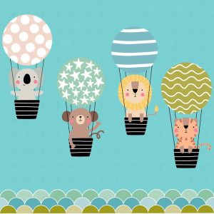 Renkli Uçan Balonlar Duvar Kağıdı