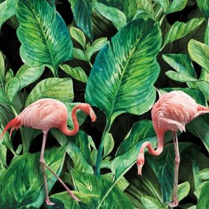 Flamingolar Görselli Duvar Kağıdı