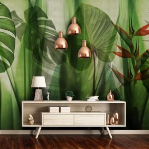 Ekvator Orman Yapraklı Duvar Kağıdı