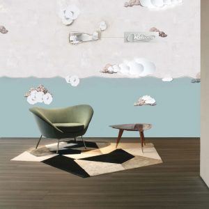 Anime Bulutlu Duvar Kağıdı