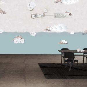 Anime Bulutlu Duvar Kağıdı