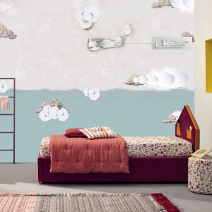 Anime Bulutlu Duvar Kağıdı