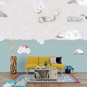 Anime Bulutlu Duvar Kağıdı