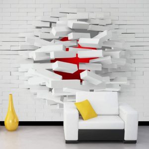 3d Duvar Görselli Duvar Kağıdı