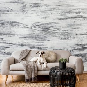 Beyaz Boyalı Duvar Kağıdı