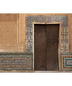 Duvarda Tarihi Kapı Görselli Duvar Kağıdı