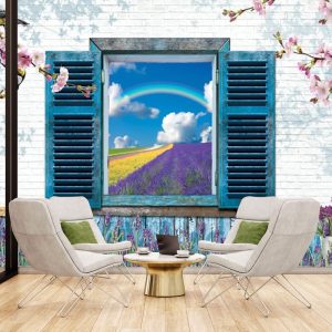 Gökkuşağı Yansımış Pencere