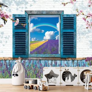 Gökkuşağı Yansımış Pencere