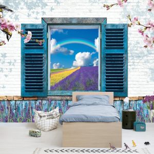 Gökkuşağı Yansımış Pencere