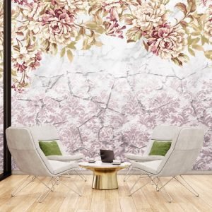 Asma Çiçekleri Görselli Duvar Kağıdı