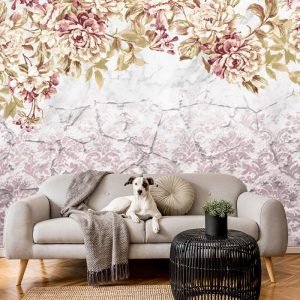 Asma Çiçekleri Görselli Duvar Kağıdı