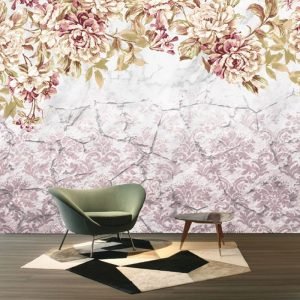 Asma Çiçekleri Görselli Duvar Kağıdı