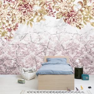 Asma Çiçekleri Görselli Duvar Kağıdı