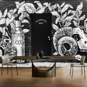 Şişe Görselli Duvar Kağıdı