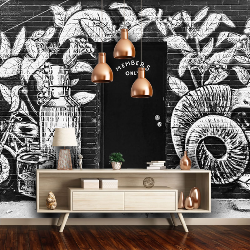 Şişe Görselli Duvar Kağıdı