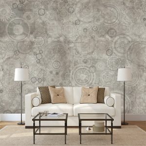 Çarklı Görselli Duvar Kağıdı