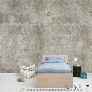 Çarklı Görselli Duvar Kağıdı