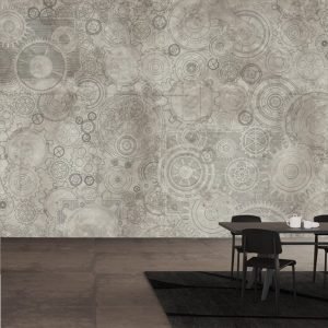 Çarklı Görselli Duvar Kağıdı