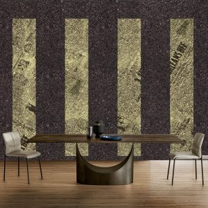 Altın Çizgili Duvar Kağıdı