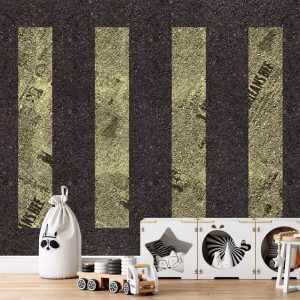 Altın Çizgili Duvar Kağıdı