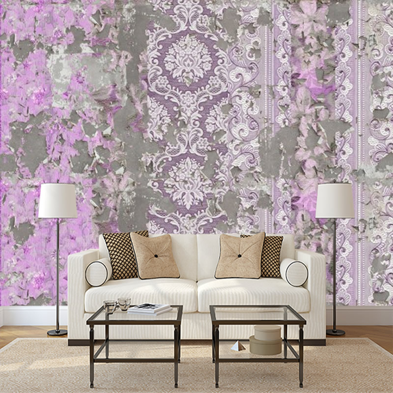 Pembe Desenli Duvar Kağıdı