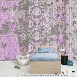 Pembe Desenli Duvar Kağıdı